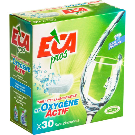 Tablettes lave vaisselle 30 doses ECA pros (code 085)
