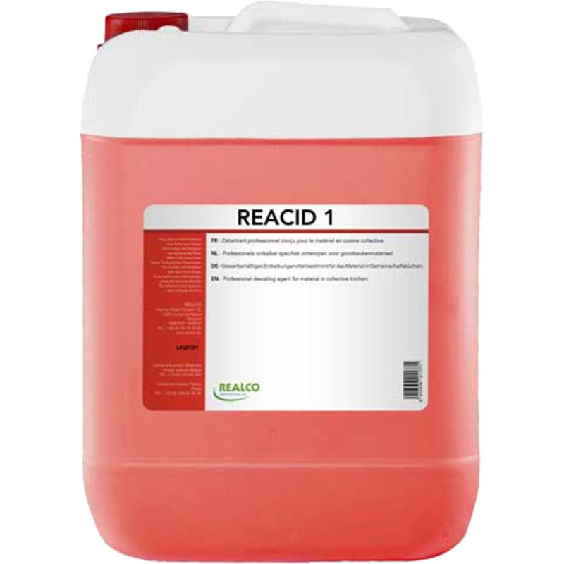 REALCO DETARTRANT REACID 1 REALCO BIDON DE 18 L