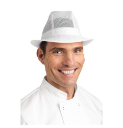Chapeau Trilby blanc L