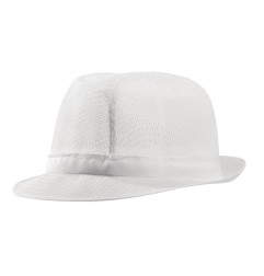 Chapeau Trilby blanc L