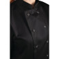 Veste de cuisine mixte Whites Vegas manches courtes noire 5XL