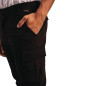 Pantalon homme slim stretch Cargo noir 42