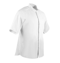 Veste col officier Southside blanche - Taille L