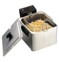 Friteuse de comptoir simple Caterlite peu intensive 8L