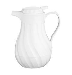 Pichet isotherme torsadé Olympia blanc 0,5 L