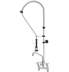 Douchette bi-trou grande cuisine MONOLIGHT BI-MITIGEUR (poignées surélevées)