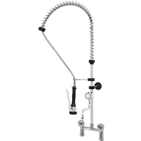 Douchette bi-trou grande cuisine MONOLIGHT BI-MITIGEUR (poignées surélevées)