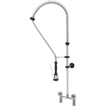 Douchette bi-trou grande cuisine MONOLIGHT BI-MITIGEUR (sans robinet, poignées surélevées)