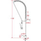 Douchette professionnelle grande cuisine MONOLIGHT MONO-MITIGEUR (sans robinet) Douchette professionnelle grande cuisine MONOLIGHT MONO-MITIGEUR (sans robinet)