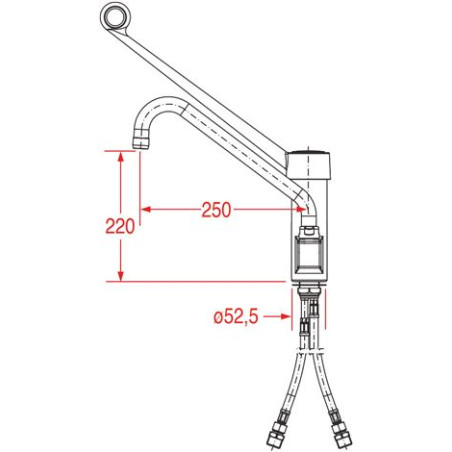 Robinet MELANGEUR MONOCOMMANDE