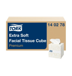 Boîtes cubes de mouchoirs extra doux 2 plis Tork Premium 2 plis (30x100)