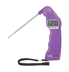 Thermomètre à code couleur Hygiplas Easytemp violet