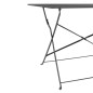 Table de terrasse pliable Bolero noire 1100 x 700mm
