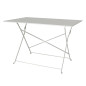 Table de terrasse pliable Bolero grise 1100 x 700mm