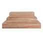 Rehausses en bois d'acacia FSC Olympia (lot de 3)