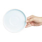 Soucoupes Olympia Fondant bleues 152mm (lot de 6)