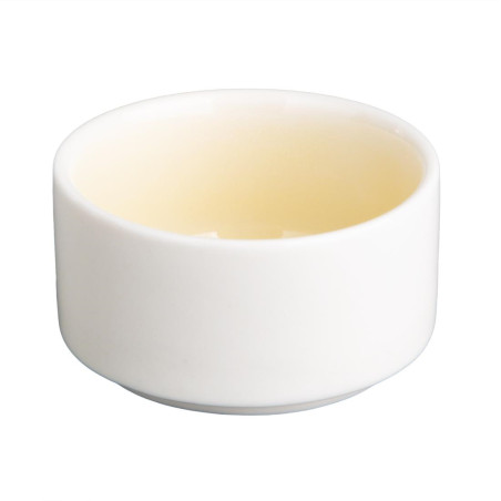 Pots à sauce Olympia Fondant jaunes 70mm (lot de 12)