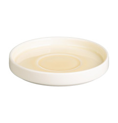 Soucoupes Olympia Fondant jaunes 135mm (lot de 6)