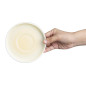 Soucoupes Olympia Fondant jaunes 135mm (lot de 6)