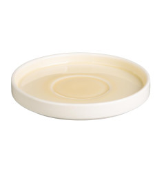 Soucoupes Olympia Fondant jaunes 152mm (lot de 6)