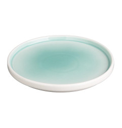 Assiettes Olympia Fondant vertes 215mm (lot de 6)