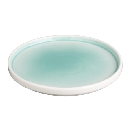 Assiettes Olympia Fondant vertes 215mm (lot de 6)