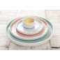 Assiettes Olympia Fondant vertes 270mm (lot de 4)