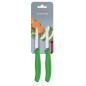 Couteaux d¿office pointus Victorinox 8cm verts (lot de 2)