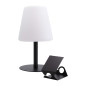 Lampe de table IP44 LED dimmable sans fil avec 3 étiquettes ardoises Securit