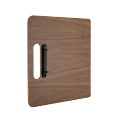 Planche porte-menu à anneaux Securit gamme Walnut