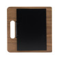 Planche porte-menu à anneaux Securit gamme Walnut