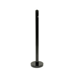 Cendrier poteau en inox noir Securit 1m