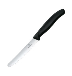 Couteau à tomate denté Victorinox 11cm noir