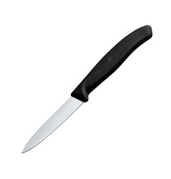 Couteau d'office pointu Victorinox 8cm noir