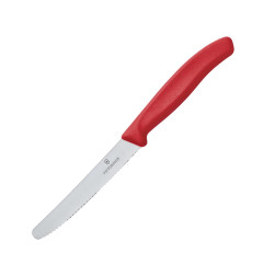 Couteau à tomate denté Victorinox 11cm rouge