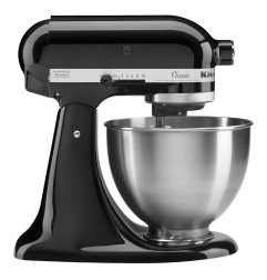 Batteur tête inclinable Classic KitchenAid 4,3L noir 5K45SSEOB