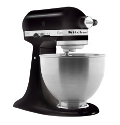 Batteur tête inclinable Classic KitchenAid 4,3L noir 5K45SSEOB