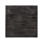 Plateau de table carré pré-percé vintage noir Bolero 700mm