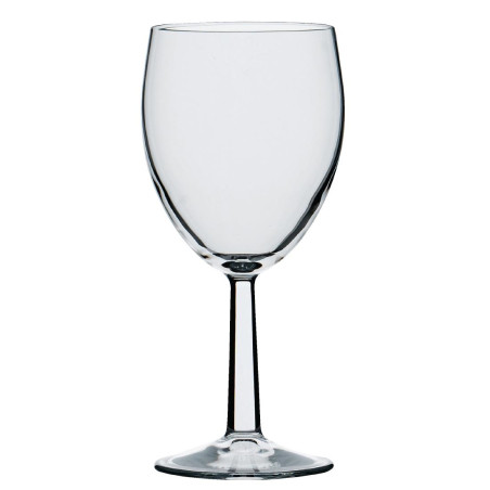 Verres à pied Utopia Saxon 340 ml marqués CE à 250 ml (lot de 48)