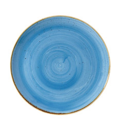 Assiette ronde Churchill Stonecast bleue 260 mm (lot de 12)