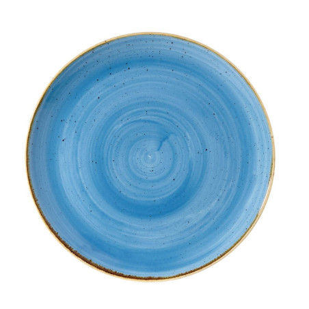 Assiettes rondes Churchill Stonecast Cornflower Blue 260mm (Lot de 12)