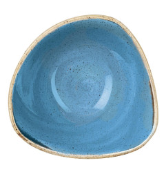 Bols triangulaires Churchill Stonecast Cornflower Blue 152mm (Lot de 12)
