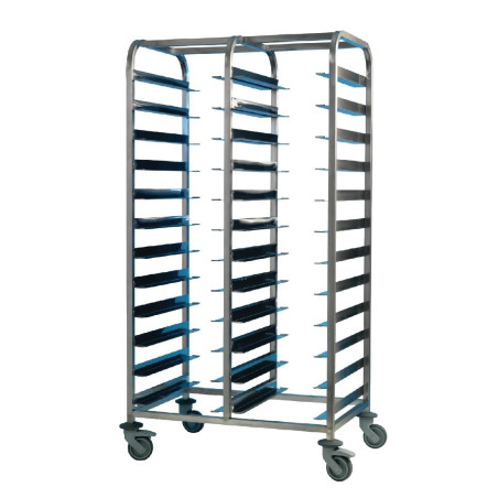 Chariot de débarrassage inox EAIS 24 niveaux