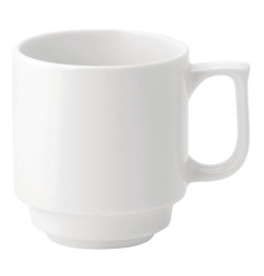 Mugs empilables Utopia Pure White 280 ml (lot de 36)