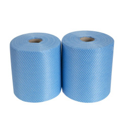 Rouleaux de chiffons de nettoyage antibactériens EcoTech Envirolite Super bleus (lot de 2 x 500)