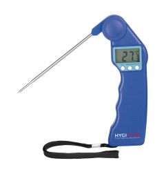 Thermomètre à code couleur Hygiplas Easytemp bleu 