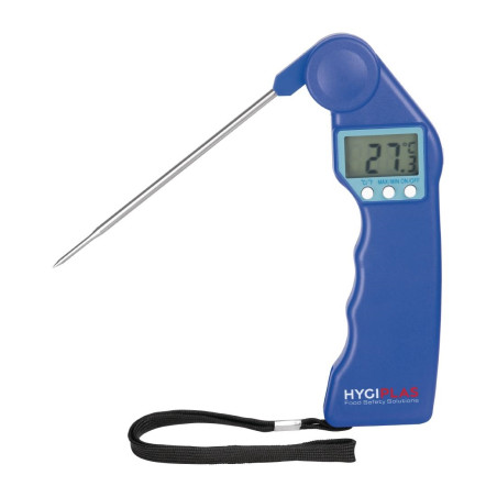 Thermomètre à code couleur Hygiplas Easytemp bleu 