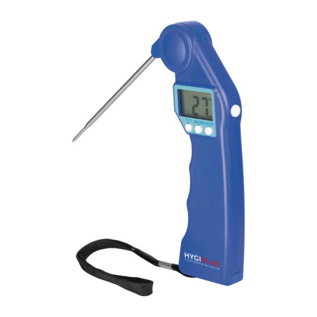 Thermomètre à code couleur Hygiplas Easytemp bleu 