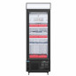 Vitrine réfrigérée négative avec caisson lumineux Polar Série G 412L noire