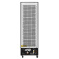 Vitrine réfrigérée positive avec caisson lumineux Polar Série G 368L noire